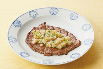 牛肉の和風ステーキおろしだれ