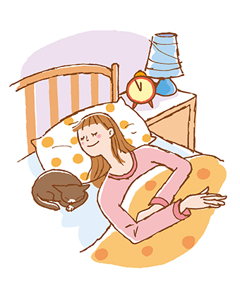 自分にあった睡眠時間をしっかりとる