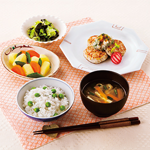 栄養豊富な野菜たっぷり定食